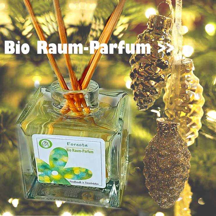Bio Raum-Parfum: Bio Aromasprays, Bio Reed Diffusern, Lichtfänger mit Duftessenzen