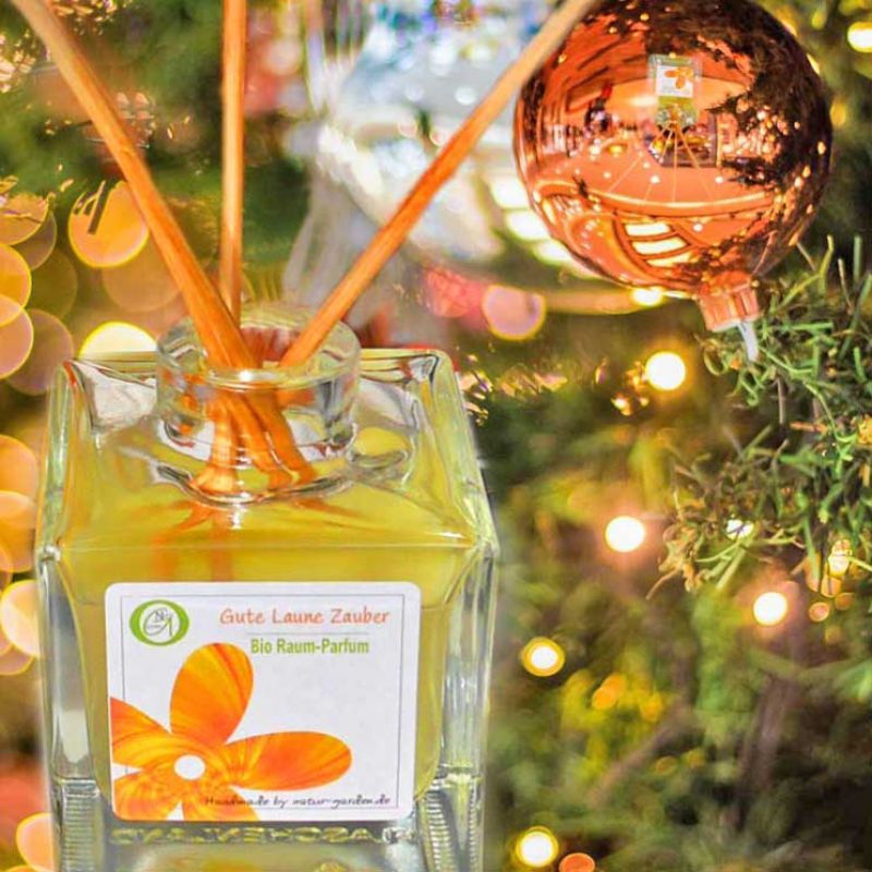 Raum-Parfum Diffuser "Gute Laune Zauber" mit 100% naturreinen ätherischen Ölen 100 ml