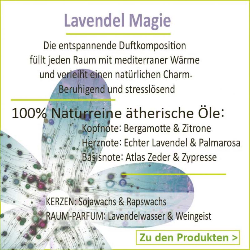 Bio Raumduft Lavendel Magie Natur-Garden
