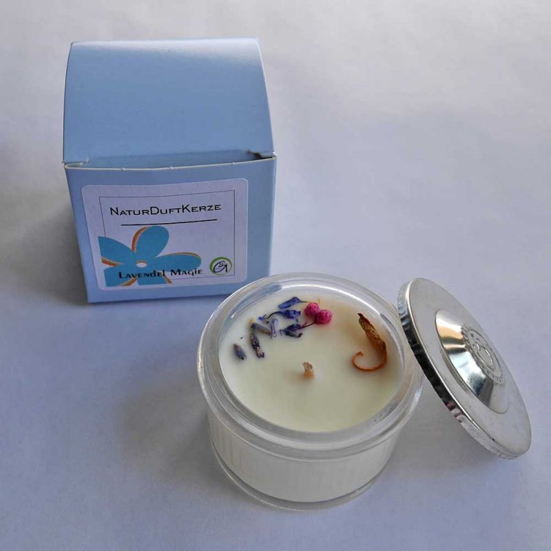 Mini Bio Duftkerze Deko-Idee
