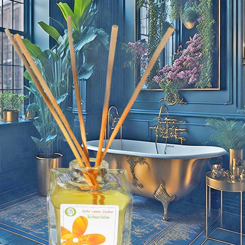 Bio Reed Diffuser Gute Laune Zauber .- Wohnen ohne Chemikalien