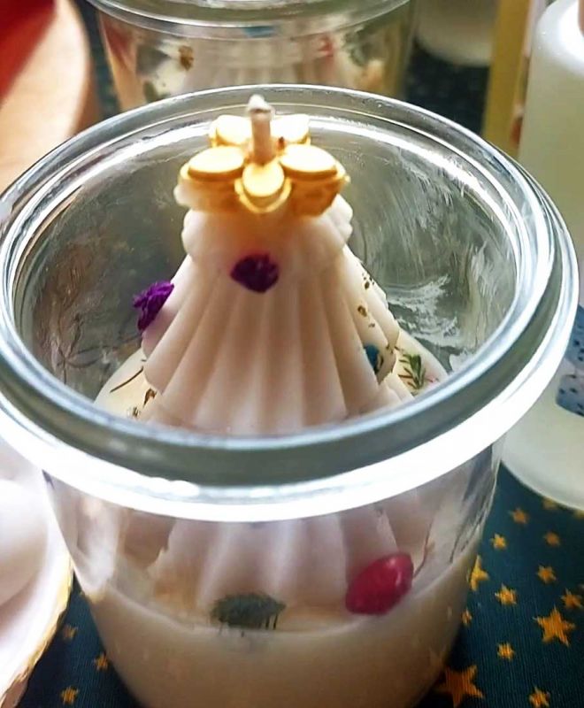 Duftkerze Baum mit Reinen ätherischen Ölen Mandelduft