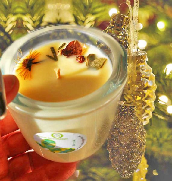 Foresta Natur Duftkerze reine ätherische Öle und Rapswachs Natur-Garden