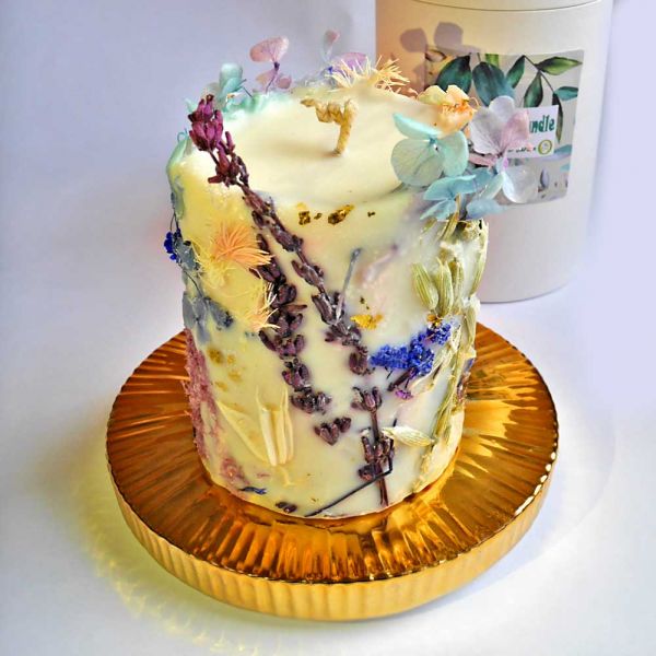 Unikat Botanical Candle eine andere Duftkerze