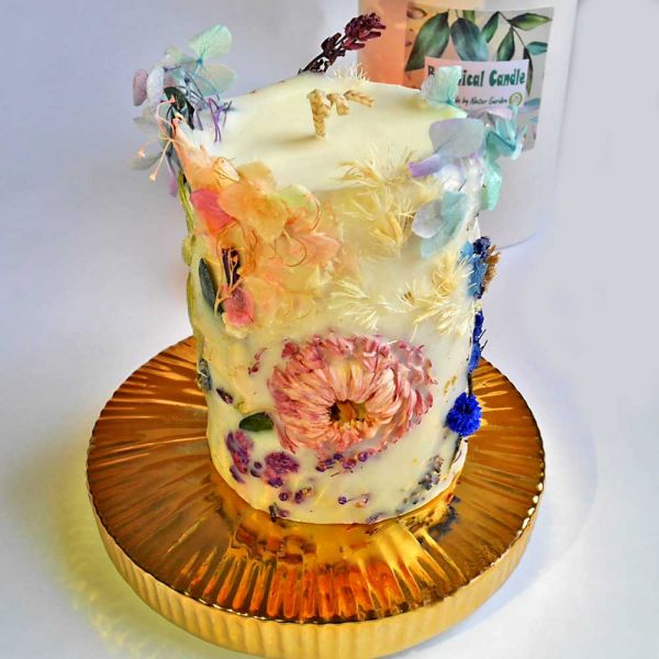 Botanical Candle mit reinen ätherischen Ölen aromatisiert