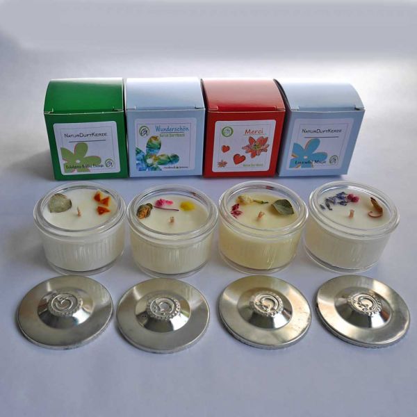 Mini Bio Duftkerze Set Geschenkidee