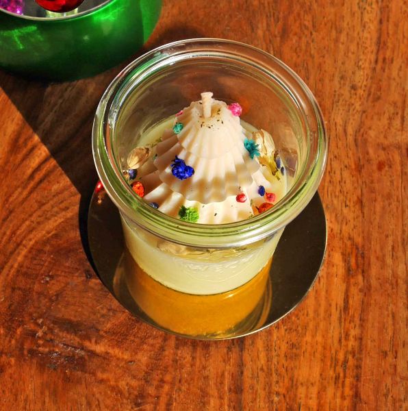 Originele Duftkerze Weihnachtsbaum im Weckglas